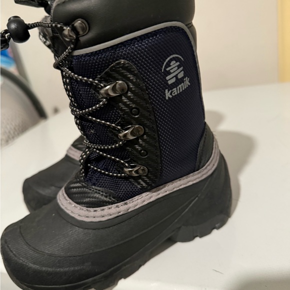 Kamik Black and Gray Snow Boots - Picture 4 of 5